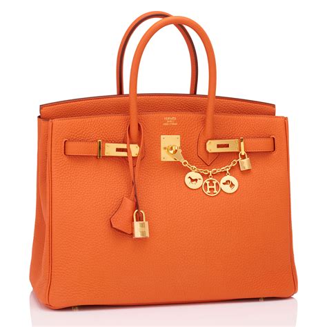 hermes birkin orange bag|birkin bag cheapest one.